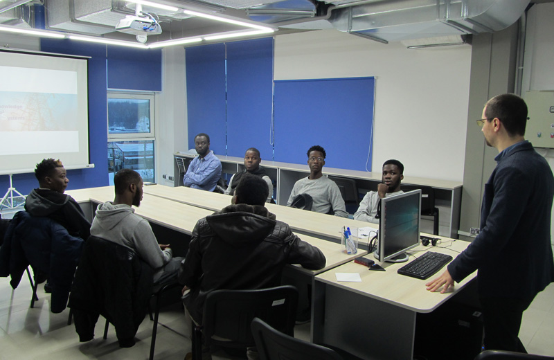 International students visited IT-company