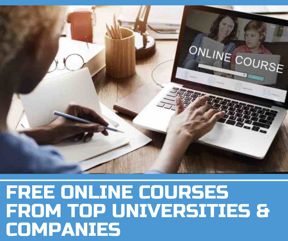 The free online courses for international students.