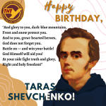 Happy Birthday, Taras Shevchenko!
